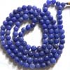 Good quality Blue jade smooth round 108pec japamala prayer beads 38 inch strand 9mm approx